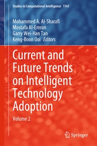 Enlarge image Cover: Current and Future Trends on Intelligent Technology Adoption - Springer