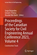 Cover: Proceedings of the Canadian Society for Civil Engineering Annual Conference 2023, Volume 4 - Springer