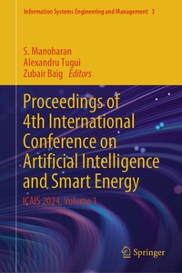 Enlarge image Cover: Proceedings of 4th International Conference on Artificial Intelligence and Smart Energy - Springer