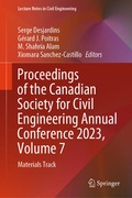 Cover: Proceedings of the Canadian Society for Civil Engineering Annual Conference 2023, Volume 7 - Springer