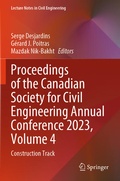 Cover: Proceedings of the Canadian Society for Civil Engineering Annual Conference 2023, Volume 4 - Springer