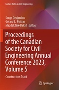 Cover: Proceedings of the Canadian Society for Civil Engineering Annual Conference 2023, Volume 5 - Springer