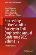 Cover: Proceedings of the Canadian Society for Civil Engineering Annual Conference 2023, Volume 12 - Springer