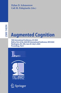 Enlarge image Cover: Augmented Cognition - Springer
