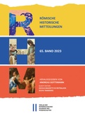 Cover: R&ouml;mische Historische Mitteilungen, Band 65 (2023) - Verlag der &ouml;sterreichischen Akademie der Wissenschaften