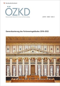 Abbildung von: Österreichische Zeitschrift für Kunst und Denkmalpflege LXXVII, Heft 3 - Verlag der österreichischen Akademie der Wissenschaften