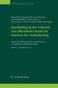 Cover: Nachhaltig in die Zukunft: Das &ouml;ffentliche Recht im Zeichen der Ver&auml;nderung - Jan Sramek Verlag KG