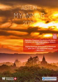 Abbildung von: Kalender Myanmar 2025 A3 hochformat mit großem Kalendarium für Deine Einträge - Will Redeker Grafikdesign