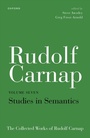 Cover: Rudolf Carnap: Studies in Semantics - OUP eBook