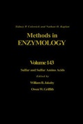 Cover: Sulfur and Sulfur Amino Acids: Volume 143 - Academic Press