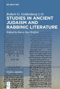 Bild: Studies in Ancient Judaism and Rabbinic Literature - De Gruyter