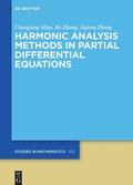 Cover: Harmonic Analysis Methods in Partial Differential Equations - De Gruyter