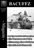 Cover: Bacuffz Magazin Ausgabe 4 - BACUFFZ / Kriegstageb&uuml;cher
