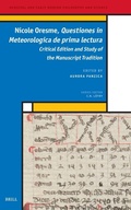 Cover: Nicole Oresme, Questiones in Meteorologica de prima lectura - Brill