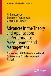 Enlarge image Cover: Advances in the Theory and Applications of Performance Measurement and Management - Springer