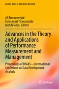 Cover: Advances in the Theory and Applications of Performance Measurement and Management - Springer