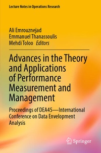 Enlarge image Cover: Advances in the Theory and Applications of Performance Measurement and Management - Springer