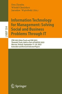 Abbildung von: Information Technology for Management: Solving Social and Business Problems Through IT - Springer