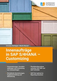 Abbildung von: Innenaufträge in SAP S/4HANA - Customizing - Espresso Tutorials