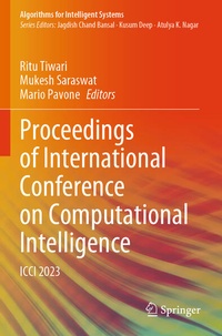 Enlarge image Cover: Proceedings of International Conference on Computational Intelligence - Springer
