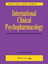 Abbildung von: International Clinical Psychopharmacology - Lippincott