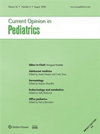 Abbildung von: Current Opinion in Pediatrics - Lippincott