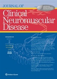 Abbildung von: Journal of Clinical Neuromuscular Disease - Lippincott