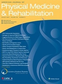 Abbildung von: American Journal of Physical Medicine & Rehabilitation - Lippincott