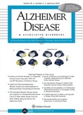 Abbildung von: Alzheimer Disease & Associated Disorders - Lippincott