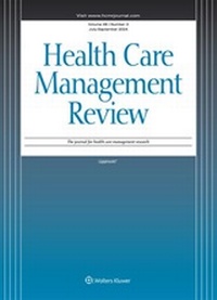 Abbildung von: Health Care Management Review - Lippincott