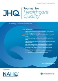 Abbildung von: Journal for Healthcare Quality - Lippincott