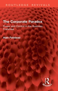 Enlarge image Cover: The Corporate Paradox - Routledge