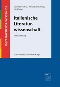 Cover: Italienische Literaturwissenschaft - Narr Francke Attempto