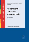 Cover: Italienische Literaturwissenschaft - Narr Francke Attempto Verlag