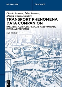 Abbildung von: Transport Phenomena Data Companion - De Gruyter