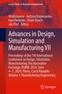 Cover: Advances in Design, Simulation and Manufacturing VII - Springer
