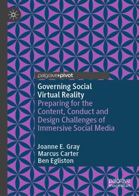 Enlarge image Cover: Governing Social Virtual Reality - Palgrave Macmillan
