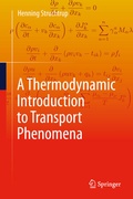 Cover: A Thermodynamic Introduction to Transport Phenomena - Springer