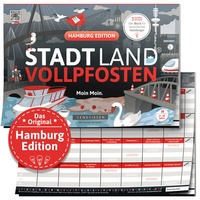 Abbildung von: DENKRIESEN - STADT LAND VOLLPFOSTEN® - HAMBURG EDITION - "Moin Moin." - A4 - DENKRIESEN