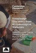 Cover: Knowledge Discovery from Archaeological Materials - Cambridge University Press
