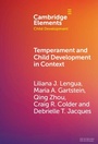 Cover: Temperament and Child Development in Context - Cambridge University Press