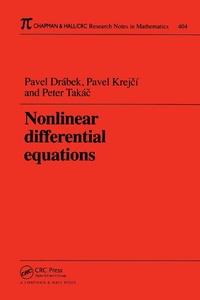 Abbildung von: Nonlinear Differential Equations - Chapman & Hall/CRC