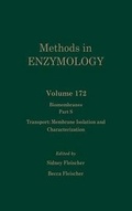 Cover: Biomembranes, Part S: Transport: Membrane Isolation and Characterization: Volume 172 - Academic Press
