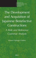 Cover: The Development and Acquisition of Japanese Benefactive Constructions - Brill