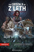 Cover: The Crystals of Z''leth (Solo Adventures, #2) - Obvious Mimic