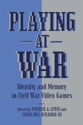 Cover: Playing at War - University of Wales Press