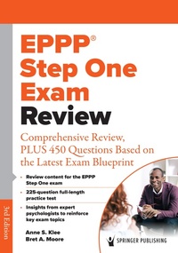 Abbildung von: EPPP Step One Exam Review - Springer Publishing Company