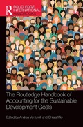 Cover: The Routledge Handbook of Accounting for the Sustainable Development Goals - Routledge