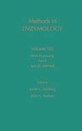 Cover: RNA Processing Part B: Volume 181 - Academic Press