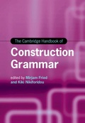 Cover: The Cambridge Handbook of Construction Grammar - Cambridge University Press